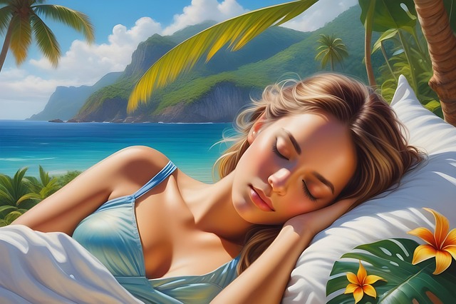 woman sleeping