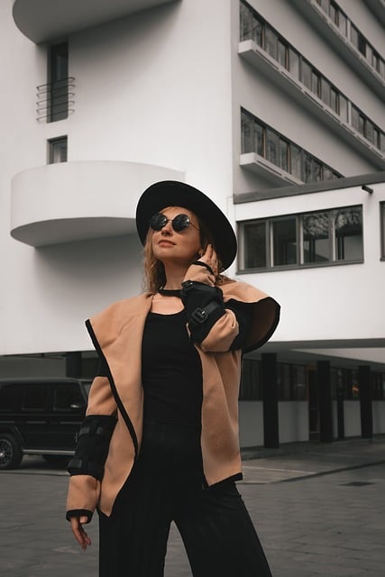 fashionable woman